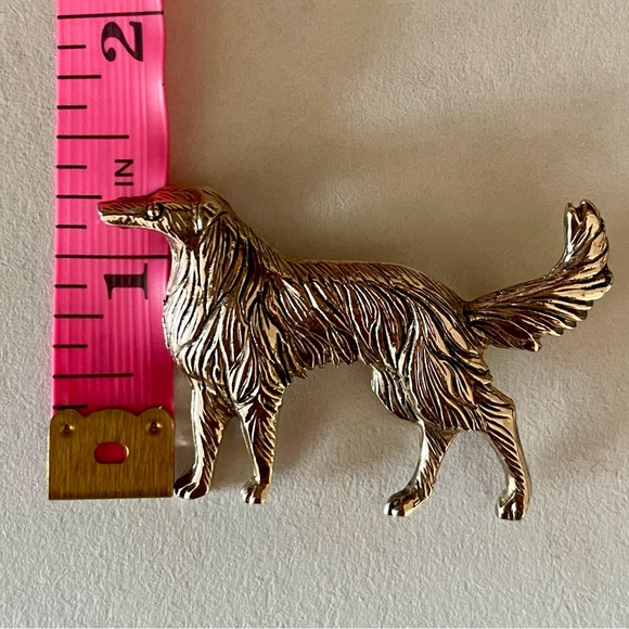 Vintage Gold Tone Borzoi Pin - 1960’s - Picture 6 of 6
